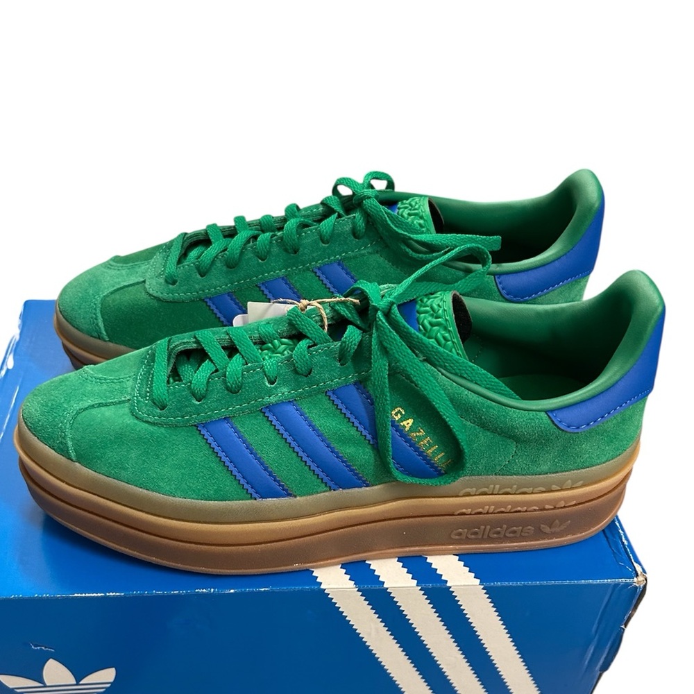 Adidas Women’s Gazelle bold sneakers size 10 NEW - Picture 2 of 12